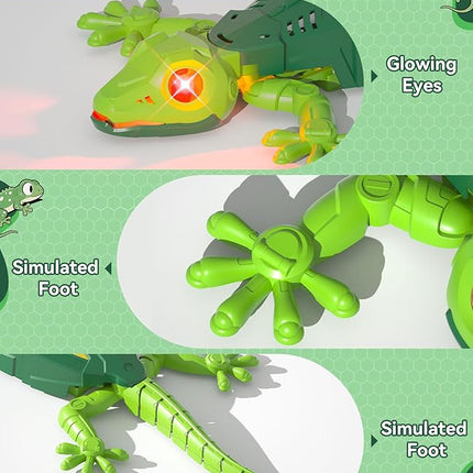 Wall Climbing Lizard,Rc Car Toys for Kids,Remote Control Cars,Wall Crawler Robot Geckos,Fun Kids Toys,Cool Stuff Gadgets 2025,Halloween Christmas Birthday Gifts for Boys Girls Teens Ages 3 4 5 6 7 8 +