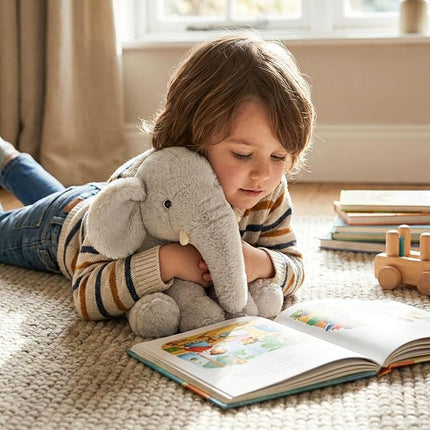 13" Gray Elephant Stuffed Animal - Plush Toy for Boys, Girls, Kids, Baby Shower, Bedtime, Birthday