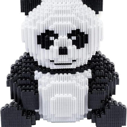 AHZILEl Animal Panda Blocks Building Set, 7822 Pcs Cute 3D Puzzle Mini Building Bricks Toy Kits, DlY Educational Particle Building Birthday Gift