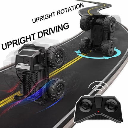 ACAMMZAR Amphibious Remote Control Car for Kids, 1:16 RC Trucks 4WD Offroad All Terrain,DIY Pick-up Toys Waterproof Monster Truck,60Mins+ Play Time,with Light, Stunt, 360° Spin,RC Cars for Boys Adults