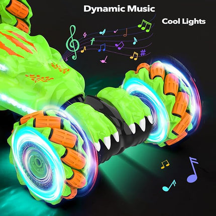 Hand Gesture Sensing RC Stunt Car Toys for 6-12 yr Boys&Girls - Easter Christmas Birthday Gifts, 2.4Ghz Remote Control Twist Car Toys Gifts for Kids 6 7 8 9 10 11 12 Year Old