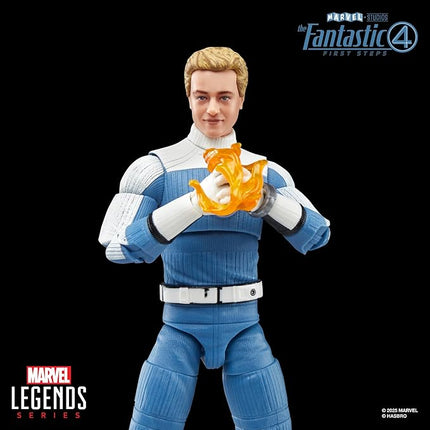 Marvel Legends Series Johnny Storm, The Fantastic Four: First Steps Movie Collectible 6 Inch Action Figure Toy
