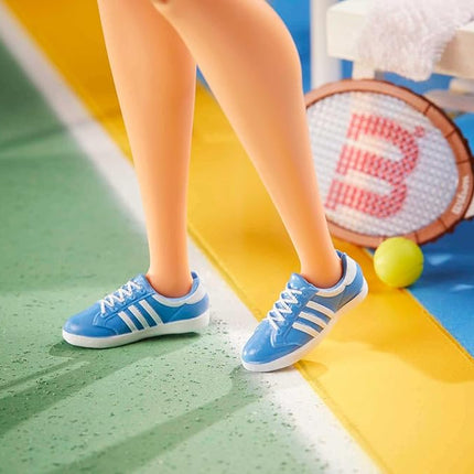 Barbie Inspiring Women Series Billie Jean King Collectible Doll, Approx. 12-in, Wearing Tennis Dress and Accessories, with Doll Stand and Certificate of Authenticity