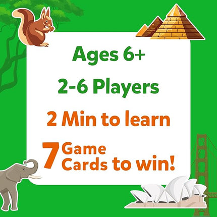 Skillmatics Guess in 10 Animals & Countries Combo, Perfect for Boys, Girls, Kids & Families Who Love Card Games, Educational Toys, Travel Games, Trivia, Gifts for Ages 6, 7, 8, 9, 10 & Up