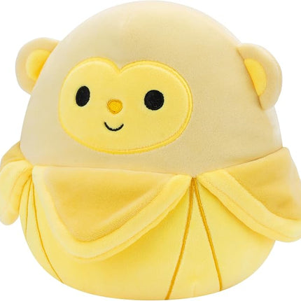 Squishmallows Original 8-Inch Pierogi Banana Monkey - Official Jazwares Plush