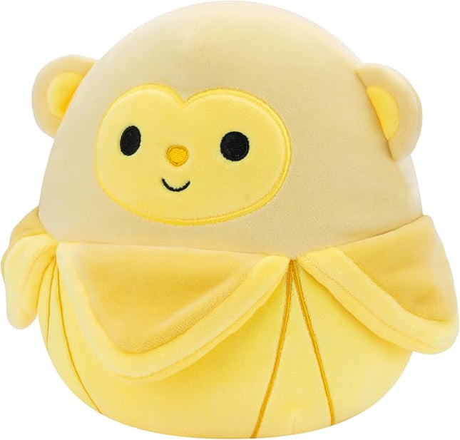 Squishmallows Original 8-Inch Pierogi Banana Monkey - Official Jazwares Plush