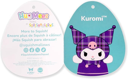 Squishmallows Original Sanrio 10in Plaid Kuromi HugMees – Ultrasoft Official Jazwares Plush (Medium-Sized)