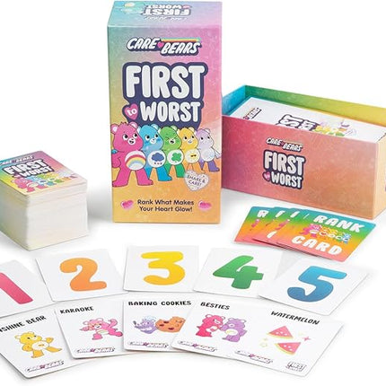 Care Bears Family Party Game - The Card Game About How Your Friends & Family Rank Things - for Kids, Tweens, Teens, Families, Kidult, Groups and Fun Parties with Polarizing Priorities