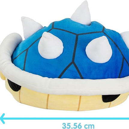 Club Mocchi Mocchi Mario Kart Plushies - Spiny Shell Plushie - Squishy Toys - Collectible Mario Figures and Cute Stuffed Animals - Holiday Gifts and Stocking Stuffers for Kids - 15 Inch