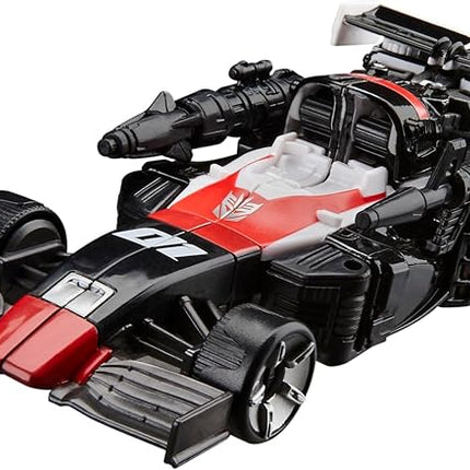 Transformers Age of The Primes Deluxe Class Decepticon Crasher, 5.5-inch Converting Action Figure, Robot Toys for Ages 8+