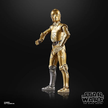 STAR WARS The Black Series Archive C-3PO Toy 6-Inch-Scale A New Hope Collectible Premium Action Figure, Toys Kids Ages 4 and Up