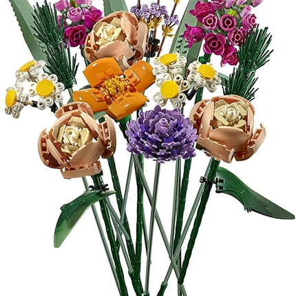 LEGO Botanicals Flower Bouquet Building Set - Artificial Flowers for Decoration for Home and Display, Ages 18+ - Small Fake Flowers for Table, Desk, Office - Gift for Birthdays - 10280