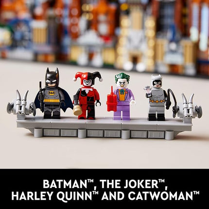 LEGO DC Batman: The Animated Series Gotham City Build and Display Adult Set with Minifigures, DC Collectible Gift for Fans of Super Hero Action and Adventure Movies, 76271