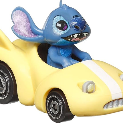 Hot Wheels Disney Pixar RacerVerse 4-Pack of 1:64 Scale Die-Cast Cars with Character Drivers, Optimized for Track Racing