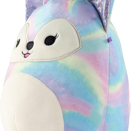 Squishmallows Original 8-Inch Felexine The Rainbow Fox - Official Jazwares Plush - Collectible Soft Squishy Fox Stuffed Animal Toy - Add to Your Squad - Gift for Kids, Girls & Boys