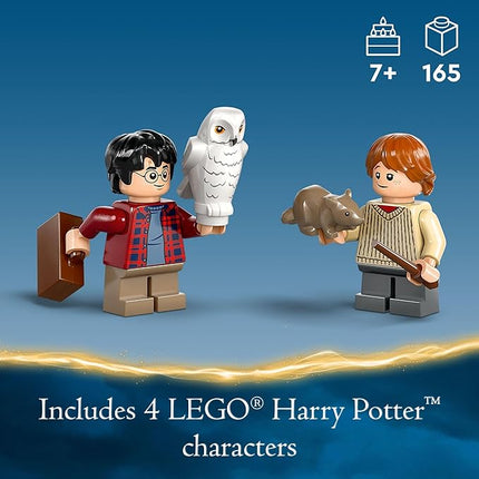 LEGO Harry Potter Flying Ford Anglia, Buildable Car Toy with 2 Minifigures for Role Play, Fantasy Playset for Kids, Harry Potter Car, Gift for Boys, Girls and Any Fan Ages 7 and Up, 76424