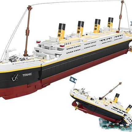 Titanic Building Blocks Set, Toy Ship Model Kit, Building Bricks Sets for Adults or Kids 6 Year Old, Compatible with Major Brands, 2022 Pieces Gift for Christmas Boys Girls Adults (2022pcs)