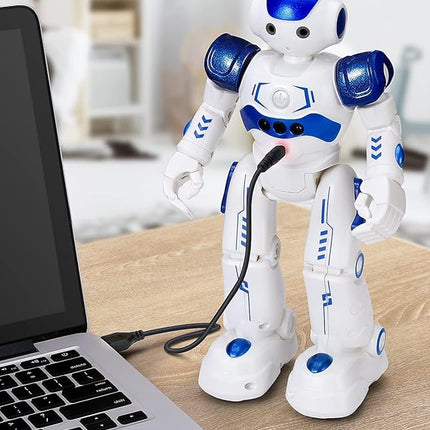 KingsDragon RC Robot Toys for Kids, Gesture & Sensing Programmable Remote Control Smart Robot for Age 3 4 5 6 7 8 Year Old Boys Girls Birthday Gift Present