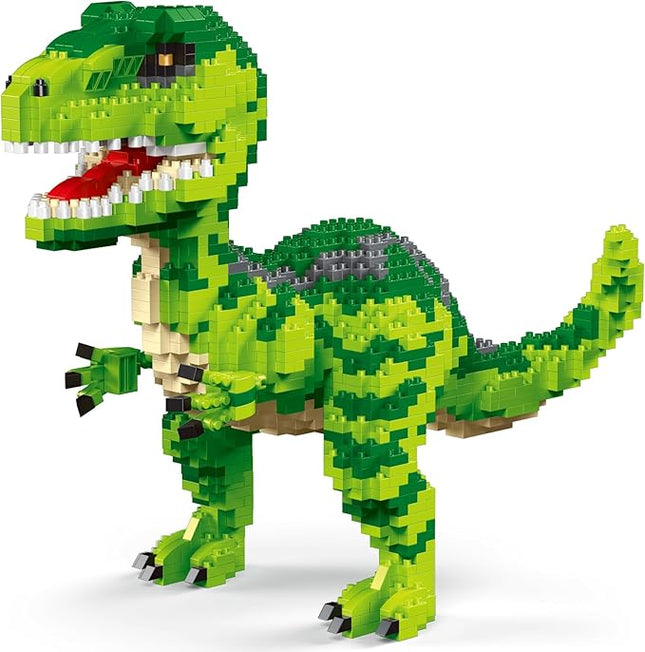 Yerloa Jurassic Set Dinosaur Toys for Kids Age 8-12 8-14 Boys, Dino Mini Micro Building Blocks Bricks Kits, 1457pcs Velociraptor Tyrannosaurus Rex for 8 9 10 11 12 13 14+ Year Old Birthday Gifts