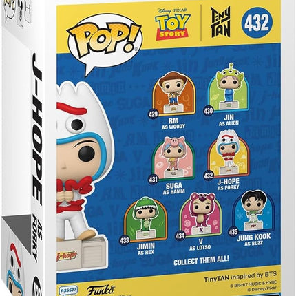 Funko Pop! Rocks: Toy Story x BTS Tiny TAN - J-Hope as Forky - Collectable Vinyl Figure - Gift Idea - Official Merchandise - Toys for Kids & Adults - Music Fans