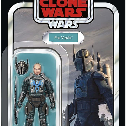 STAR WARS The Vintage Collection Pre Vizsla, The Clone Wars 3.75-Inch Collectible Action Figures, Ages 4 and Up