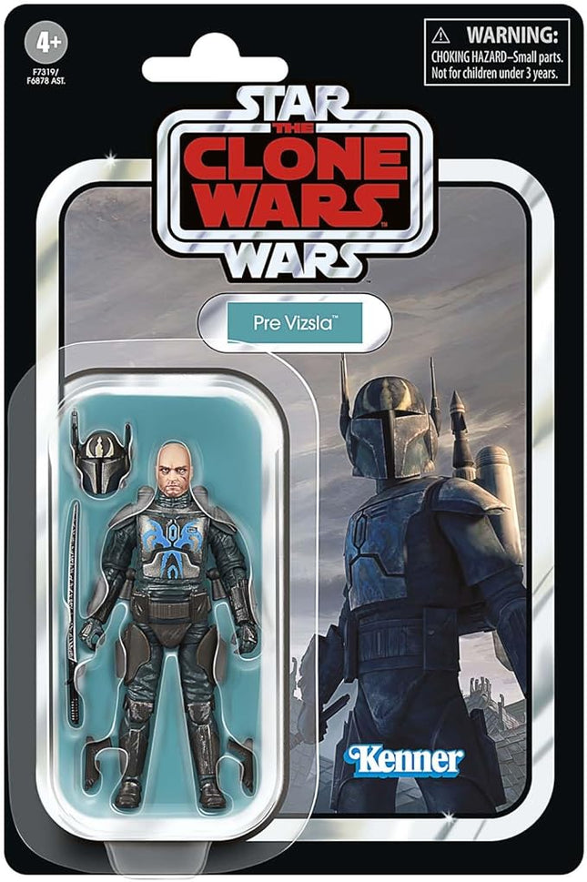 STAR WARS The Vintage Collection Pre Vizsla, The Clone Wars 3.75-Inch Collectible Action Figures, Ages 4 and Up