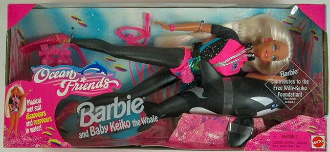 Ocean Friends Barbie and Baby Keiko the Whale Set