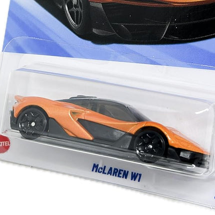 Hot Wheels McLaren W1 [Orange], HW Race Day 6/10, 142/250, 1:64 Scale Diecast Car