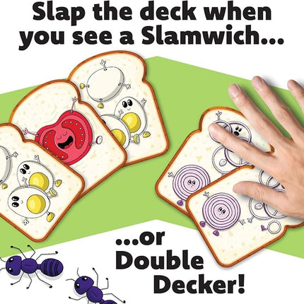 Gamewright – Slamwich – A Fast Flipping Card Game for Kids – Ages 6 and Up – Great for Family Game Night
