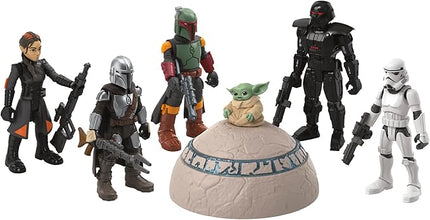 STAR WARS Mission Fleet, 2.5-Inch Scale Mandalorian Action Figure Set with 6 Figures & 8 Accessories, Toys for 4 Year Old Boys & Girls (Amazon Exclusive)
