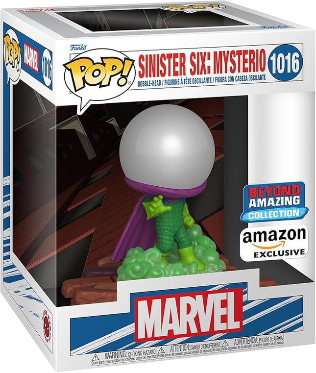 Funko Pop Deluxe: Marvel Sinister 6 - Mysterio Figure 4 of 7 - Marvel Comics - Amazon Exclusive - Collectable Vinyl Figure - Gift Idea - Official Merchandise - Toys for Kids & Adults