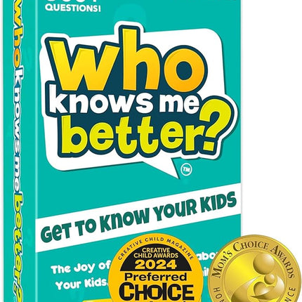 QUOKKA Who Knows Better? - Original - Family Card Trivia Game | Fun Learning & Educational Questions for Families | Suitable for Boys & Girls