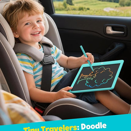 TEKFUN Kids Toys 10Inch LCD Writing Tablet, Mess Free Coloring Doodle Board, Drawing Pad for Kids Games Educational Toys for Ages 3-10 Girls Boys (Green)