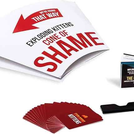 Imploding Kittens Expansion Set - A Russian Roulette Card Game, Easy Family-Friendly Party Games for Adults, Teens & Kids - 20 Card Add-on