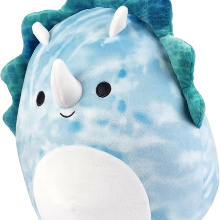 Squishmallows 10" Jerome The Blue Triceratops - Official Kellytoy Plush - Soft and Squishy Dinosaur Stuffed Animal Toy - Great Gift for Kids