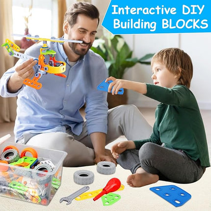 10 in 1 STEM Toys for 4 5 6 7 8+ Year Old Boy Girl Birthday Gifts Building Toys for Kids Ages 4-8 5-7 6-8 Educational Learning Stem Activities for Boys 3-5 4-6 8-10 Creative Games Valentine Idea Gift