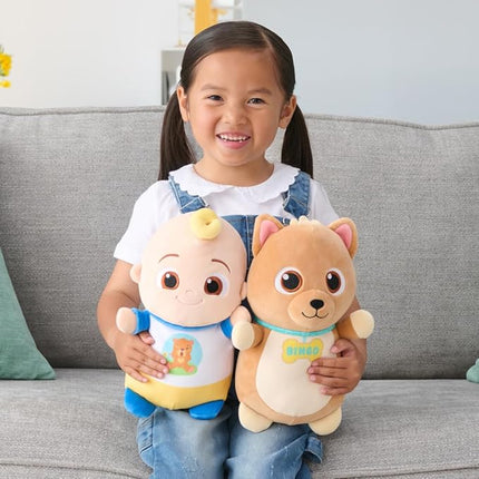 Squishmallows Original 10-Inch “Cocomelon” JJ and Bingo HugMees 2-Pack – Ultrasoft Official Jazwares Plush