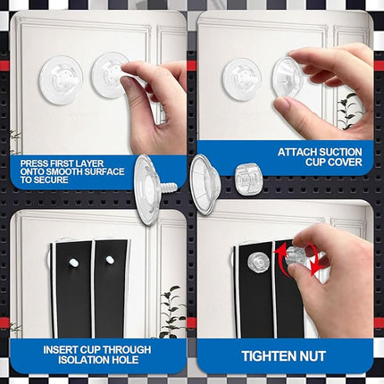 Flexible Race Track Toys for Kids, 15 Ft Double Lane Racetrack with 4 Cars & Suction Cups, Compatible with Hot Wheels & 1/64 Diecast Cars, Portable Roll Up Car Ramp Track Set for Ages 3+(White&Black)