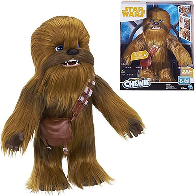 Star Wars Ultimate Co-Pilot Chewie Interactive Plush Toy, Brought to Life by FurReal, 100+ Sound-and-Motion Combinations, Brown, Standard
