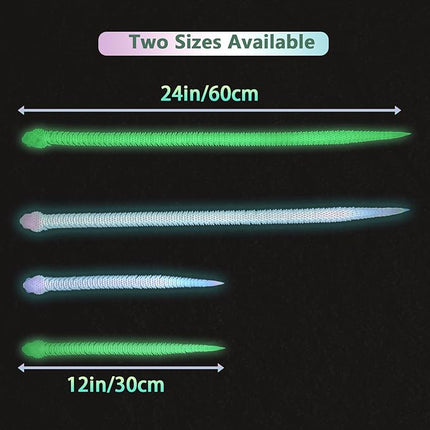 12in 3D Printed Snake Toys, Flexible 3D Printed Animal, Fidget ADHD Snake Toys, Perfect Desk Pet for Animal Collectors