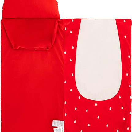 Kid's Nap Buddies Character Preschool Nap Mat, Toddler Sleeping Bag with Pillow for Daycare, Ages 3+