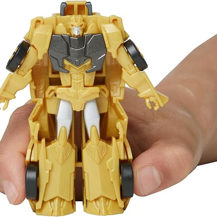 Transformers Crash & Combine Heroes, 3.75-Inch Converting Bumblebee and Optimus Prime Action Figures, Robot Toys for Kids 6 and Up (Amazon Exclusive)