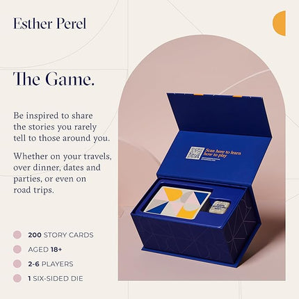 ESTHER PEREL Where Should We Begin? A Game of Stories - Conversation Cards for Couples & Friends - Interactive Couples Game with 200 Prompt Cards - 2-6 Player - Card Games for Couples & Date Night