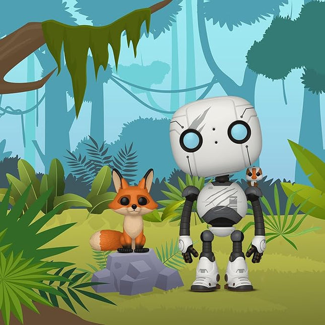 Funko Pop & Buddy: Wild Robot - Roz with Brightbill & Fink - Collectable Vinyl Figure - Gift Idea - Official Merchandise - Toys for Kids & Adults - Cartoon/Animation Fans