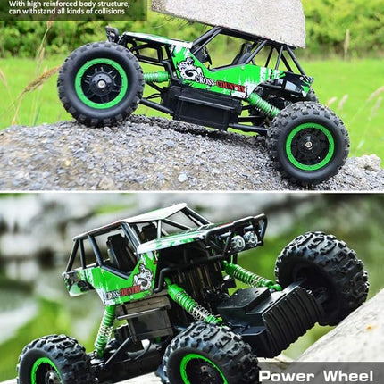 DOUBLE E 1:14 Scale Large Remote Control Car Monster Trucks for Boys with Head Lights 4WD Off All Terrain RC Car Rechargeable Vehicles Xmas Gifts for Kids
