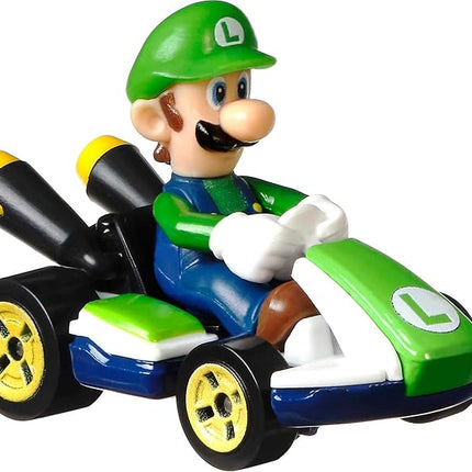 Hot Wheels Mario Kart Luigi 1:64 Die-Cast Kart