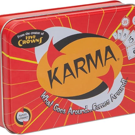 Karma Card Games for Kids – Card Games for Adults, Family Games Night, Card Games for Families, Multi-Player, Screen Free, Travel Games, Playing Cards, What Goes Around, Comes Around, Ages 8+
