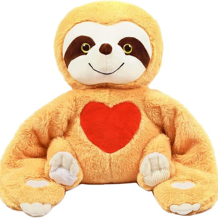 Weighted Stuffed Animal - Brown Sloth 4.5 lbs, Ideal for Sensory Needs, Austism & Anxiety | Comfort & Relaxation for Both Kids and Adults Valentines