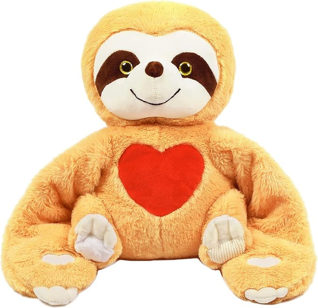 Weighted Stuffed Animal - Brown Sloth 4.5 lbs, Ideal for Sensory Needs, Austism & Anxiety | Comfort & Relaxation for Both Kids and Adults Valentines