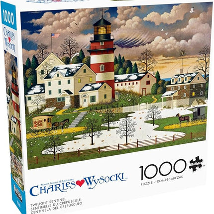 Buffalo Games - Charles Wysocki - Twilight Sentinel - 1000 Piece Jigsaw Puzzle for Adults -Challenging Puzzle Perfect for Game Nights - Finished Size is 26.75 x 19.75